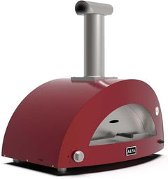 Alfa Moderno 3 Pizze Gas Pizza Oven - Antique Red - FXMD-3P-MROA-U