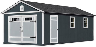 Handy Home Products Manhattan 12x24 Garage Do-it-Yourself Wooden Storage Shed