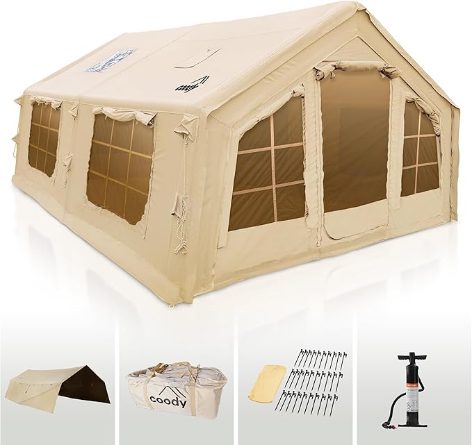 rbm outdoors inflatable tent Rbm outdoots Koala Coody Inflatable Tents for Camping with Stove Jack, – Homestead Living Essentials