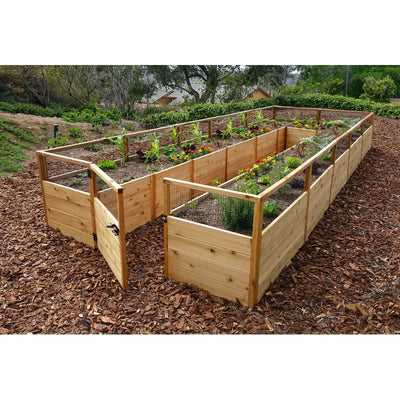 8 ft. W x 16 ft. D Cedar Garden in a Box